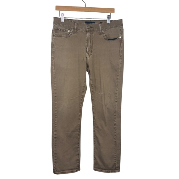 Lucky Brand 410 Athletic Slim Fit Tan Jeans 32x30 - Picture 1 of 7